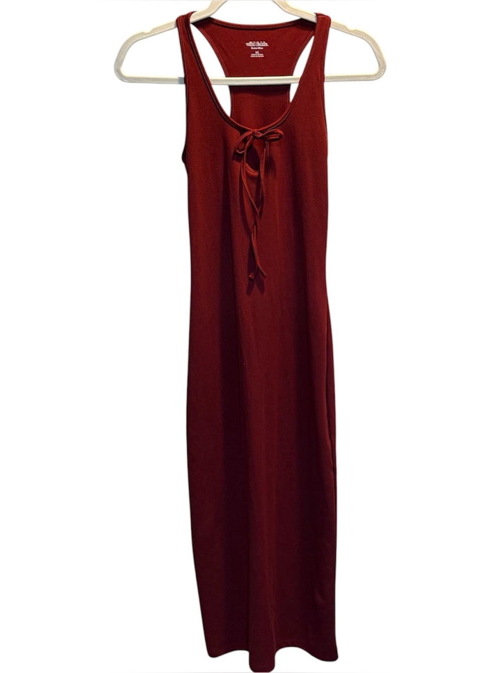 Wild Fable Butter Soft Cozy Burgundy Red Maxi Bodycon XS